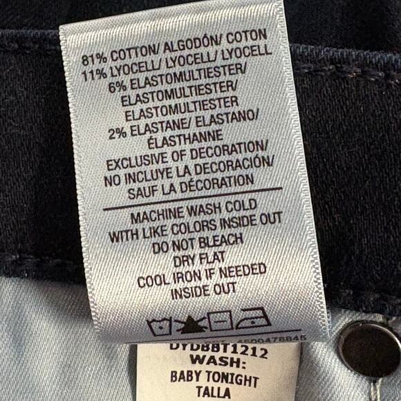 Hudson Jeans Lana Boyfriend Baby Tonight DYDBBT1212 Dark Wash Jeans Woman's 27 - Picture 12 of 14